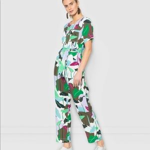 Gorman Leaf print jumpsuit AU8 / US4 philodendron